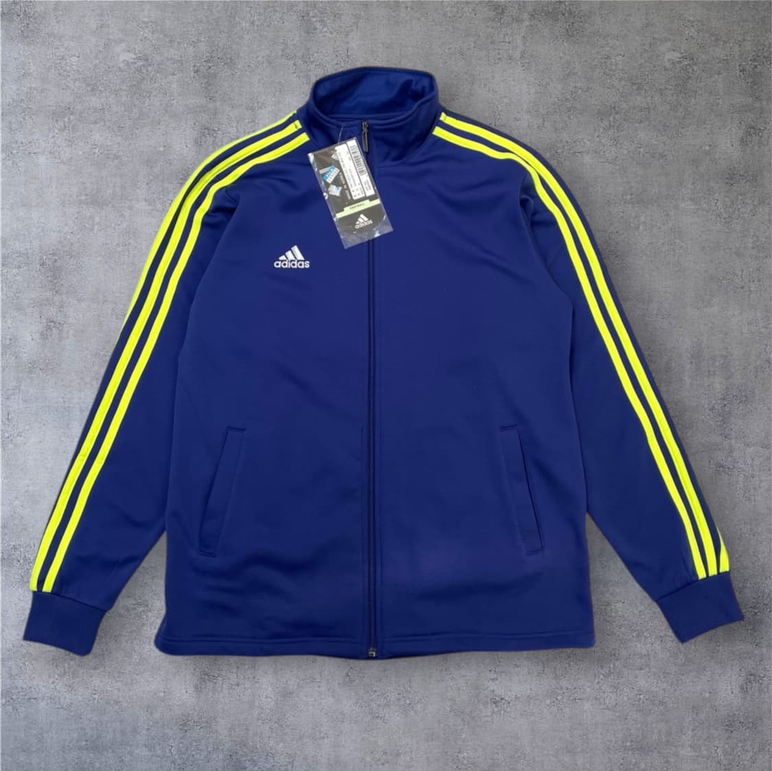 아디다스 Adidas 블루 형광 프레데터 플리스 집업 100 상품이미지1