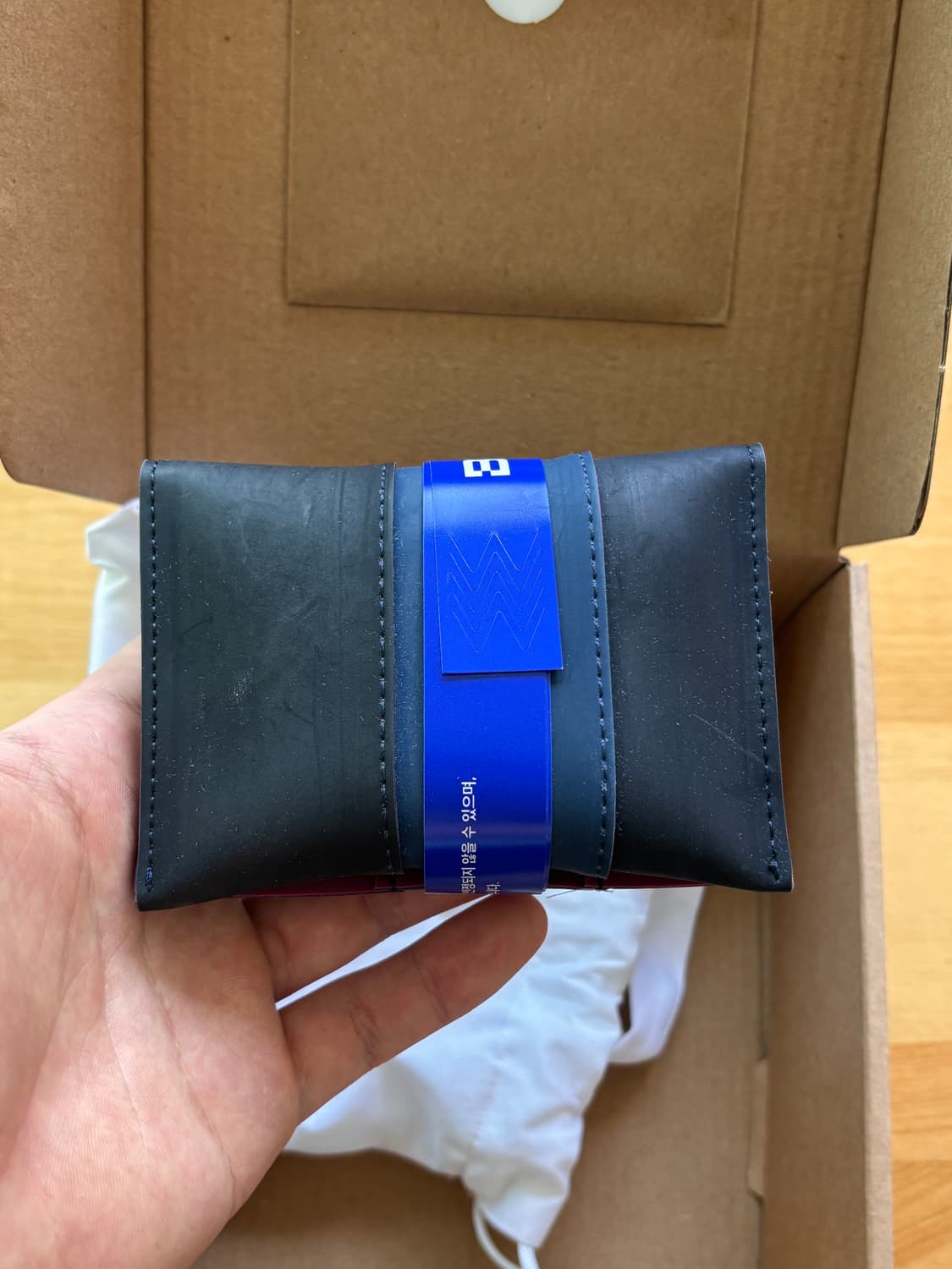 SUNNEI 패럴레레피페도 푸딩 카드 케이스 (네이비) 상품이미지5