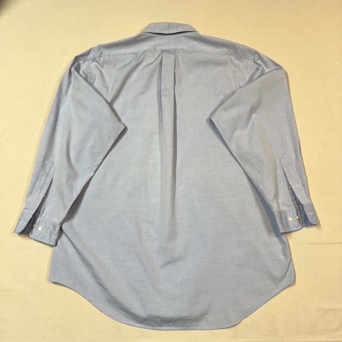 XL) 폴로 랄프로렌 하늘색 솔리드 옥스포드 셔츠 상품이미지5