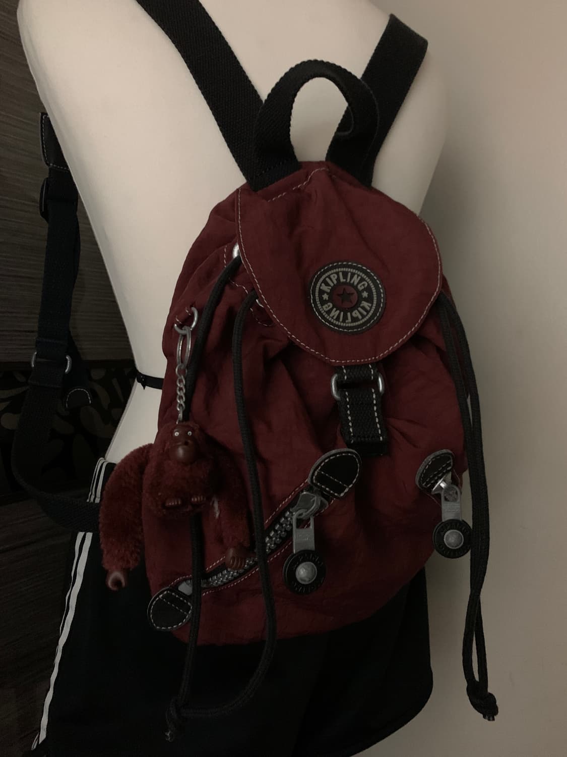 키플링 버건디 백팩 상품이미지3