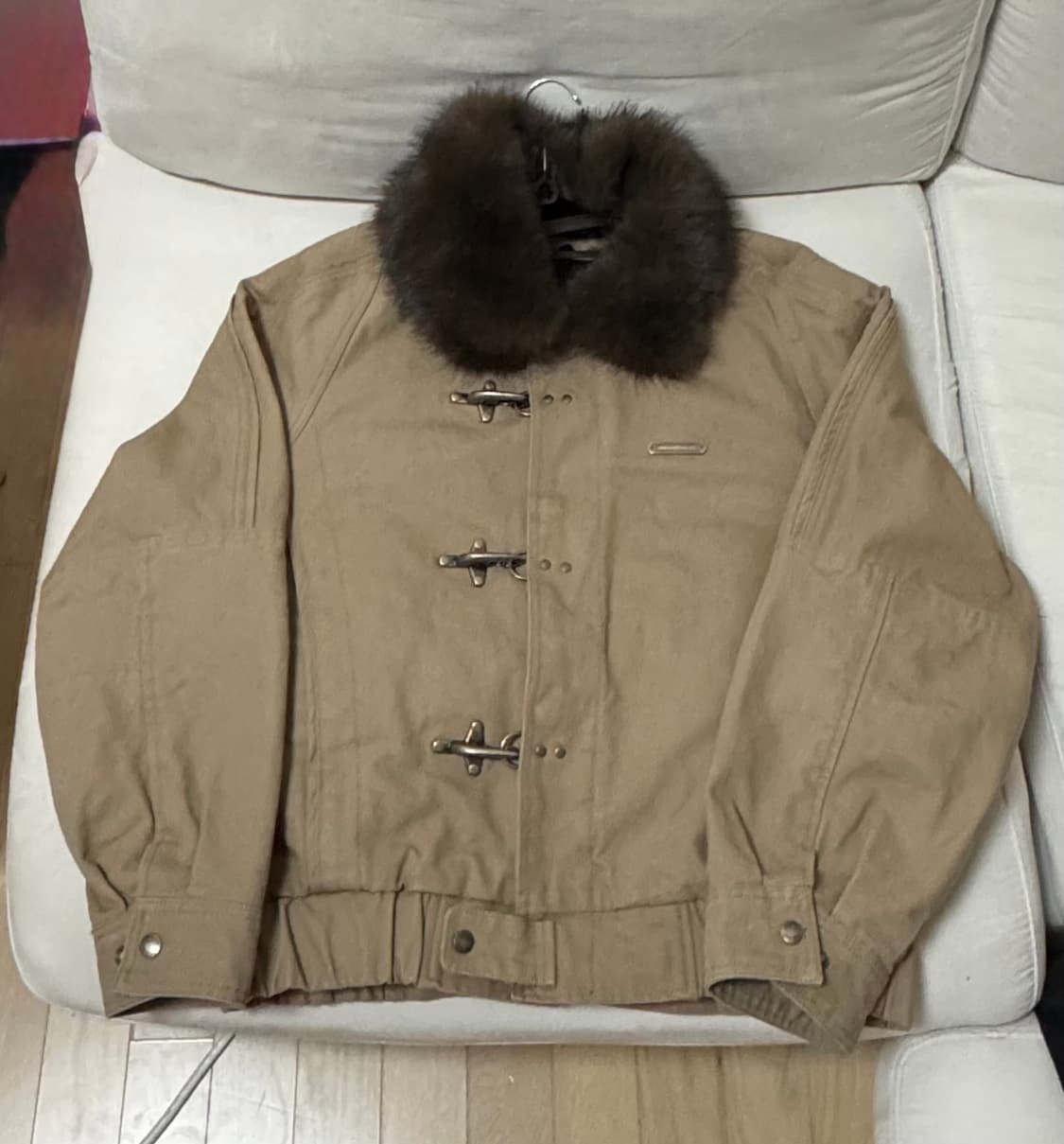 ADSB 앤더슨벨 유니섹스 오르테가 워시드 코튼 재킷 베이지 M 상품이미지5