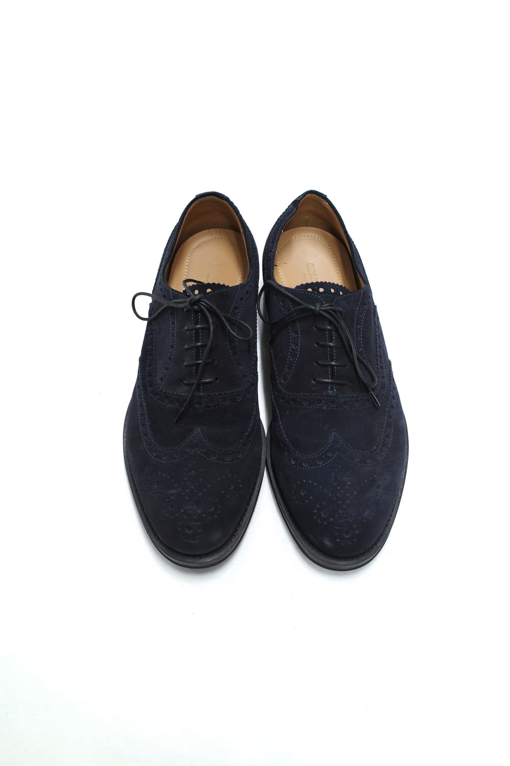 Giorgio Armani Suede Brogues Derby Shoes 상품이미지1