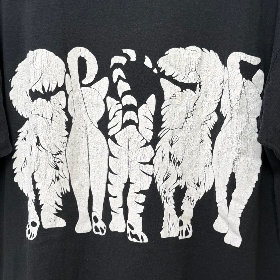 90s 저지스 고양이 그래픽 빈티지 티셔츠 상품이미지8
