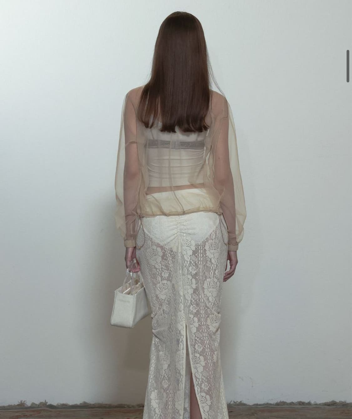 스컬프터 Mesh Sheer Zip-Up Jacket Skin xs 상품이미지4