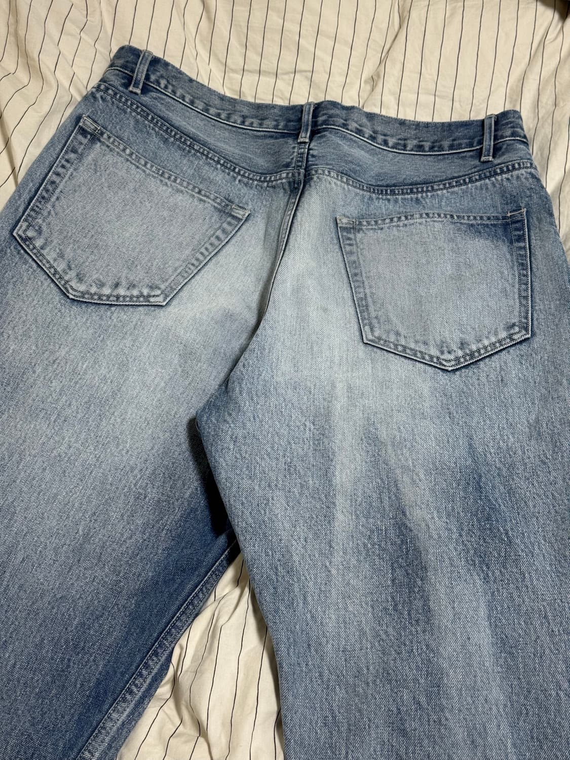 [32] 오라리 25aw 셀비지 페이디드 헤비 데님 와이드 상품이미지5