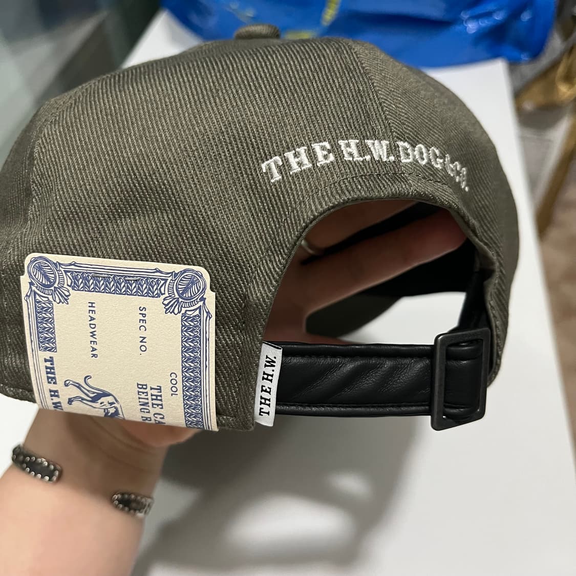 The hw dog&co. 도그앤코 플레인 유니온캡 상품이미지3