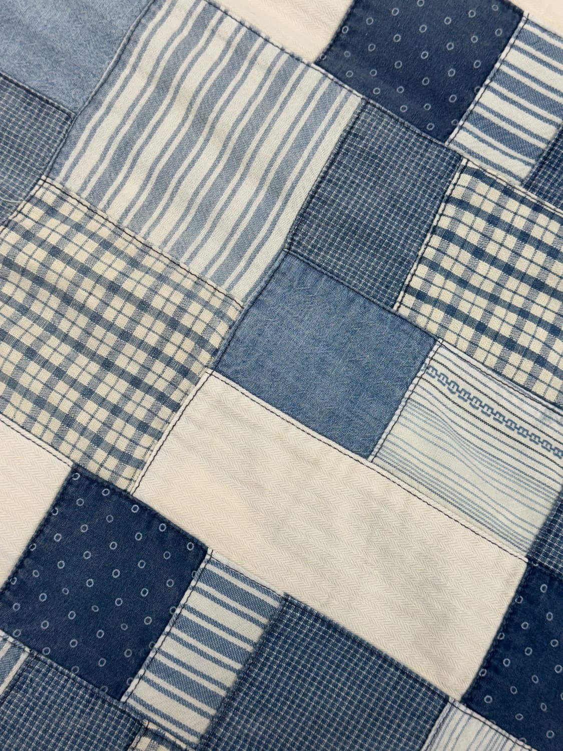 더블알엘 패치워크 반팔셔츠 / L 상품이미지7