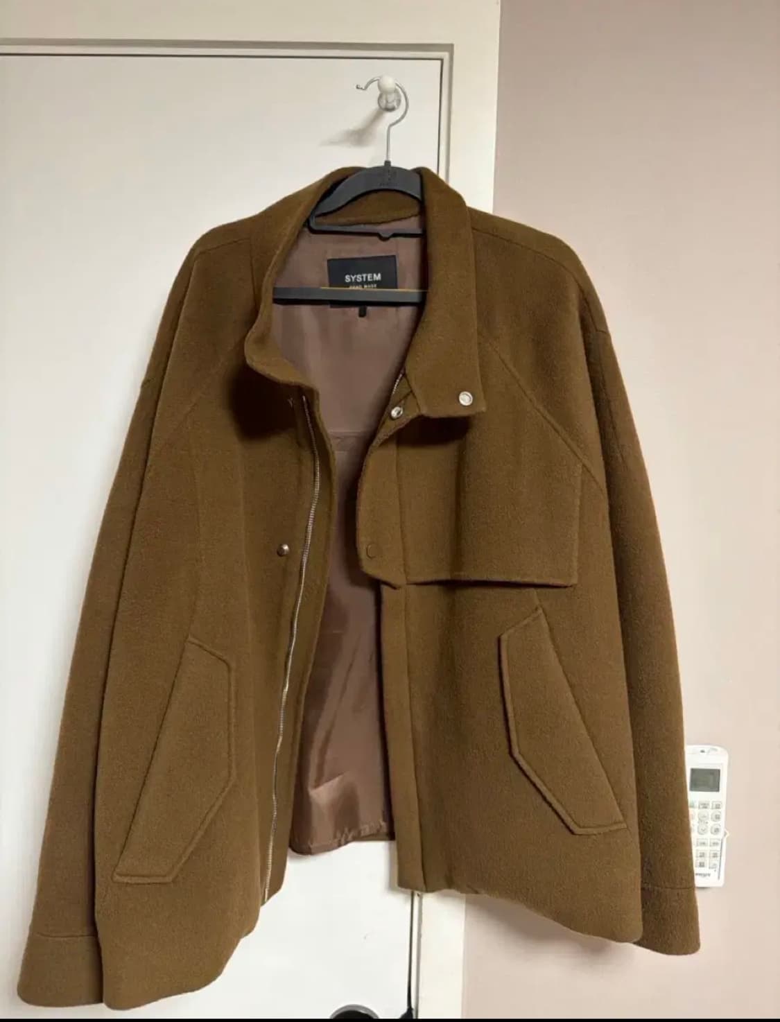 시스템 캐시미어 블렌드 핸드메이드 점퍼 상품이미지2