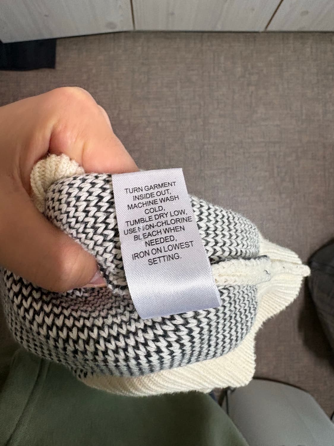 L - 에센셜 니트 스웨터 버터크림 - 20SS 상품이미지6