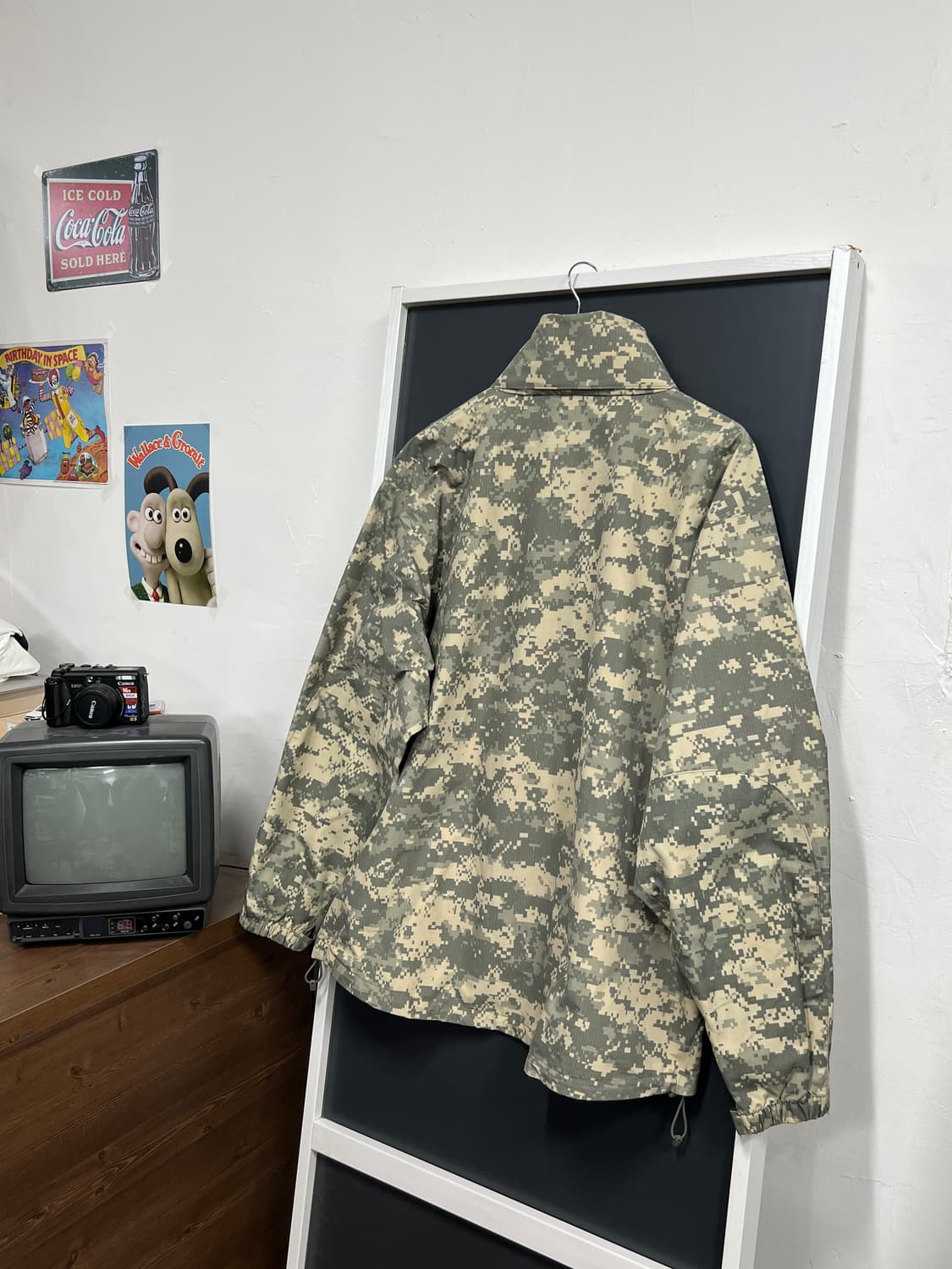 밀리터리 US army 카모플라쥬 고어텍스 우븐 바람막이 자켓 상품이미지2