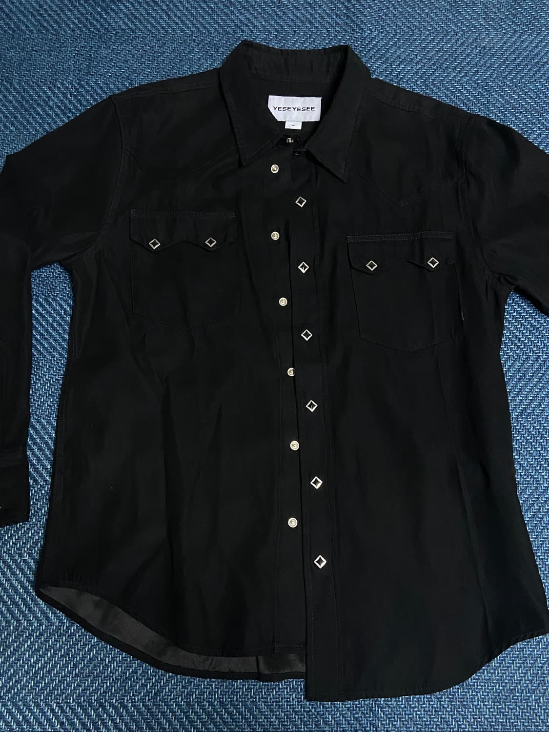 블랙 스웨이드 웨스턴 셔츠 상품이미지3