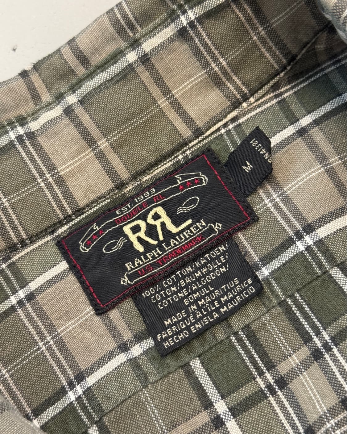 90s RRL 체크 셔츠 상품이미지7