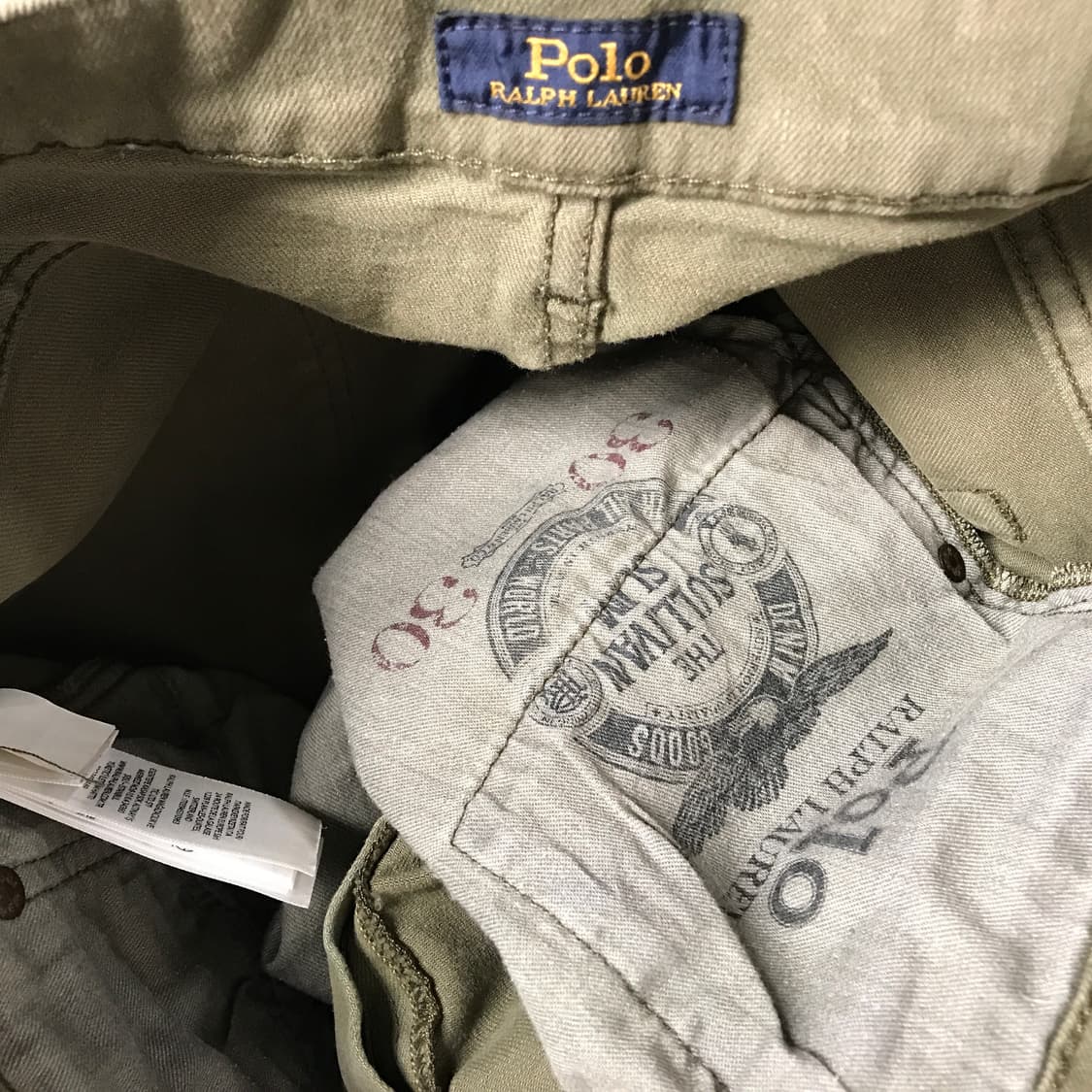 폴로 랄프로렌 코튼 팬츠 카키 30/30 상품이미지7