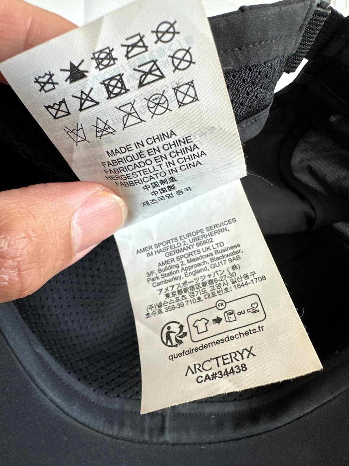 Arc'teryx 아크테릭스 신형 QR 칼버트 나일론캡 상품이미지5