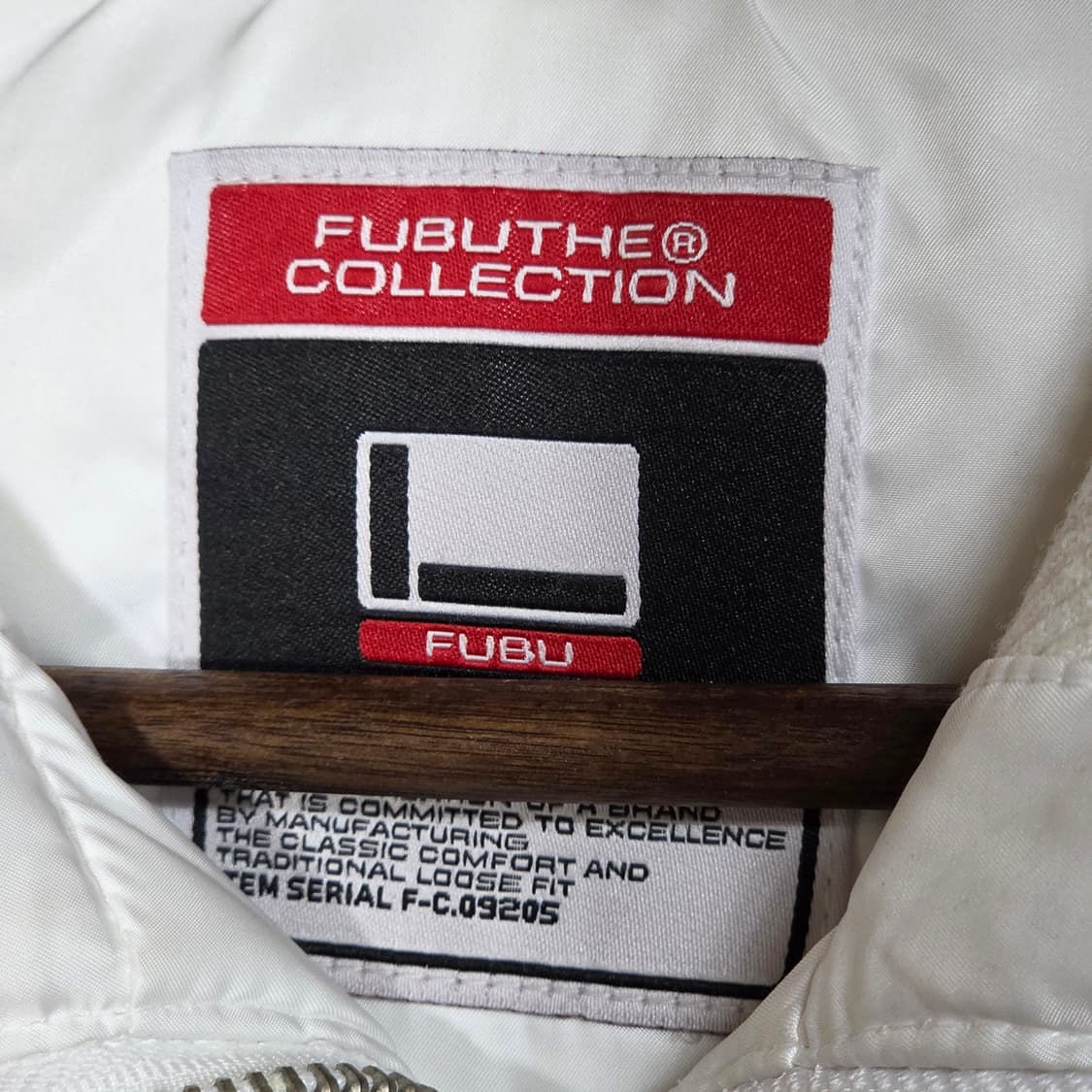 후부 덕다운 라쿤 퍼 화이트 퍼패딩 상품이미지9