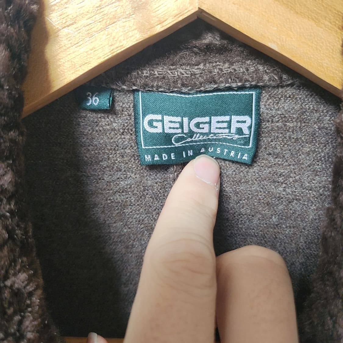 GEIGER 가이거 울코트 55사이즈 상품이미지3