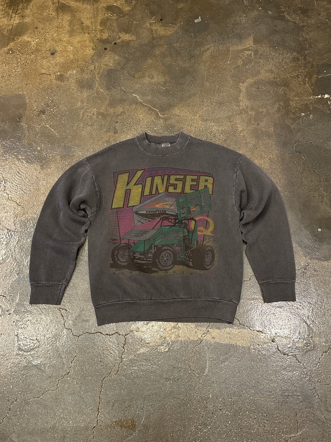 90s 프룻오브더룸 레이싱 맨투맨 스웻셔츠 L 상품이미지1