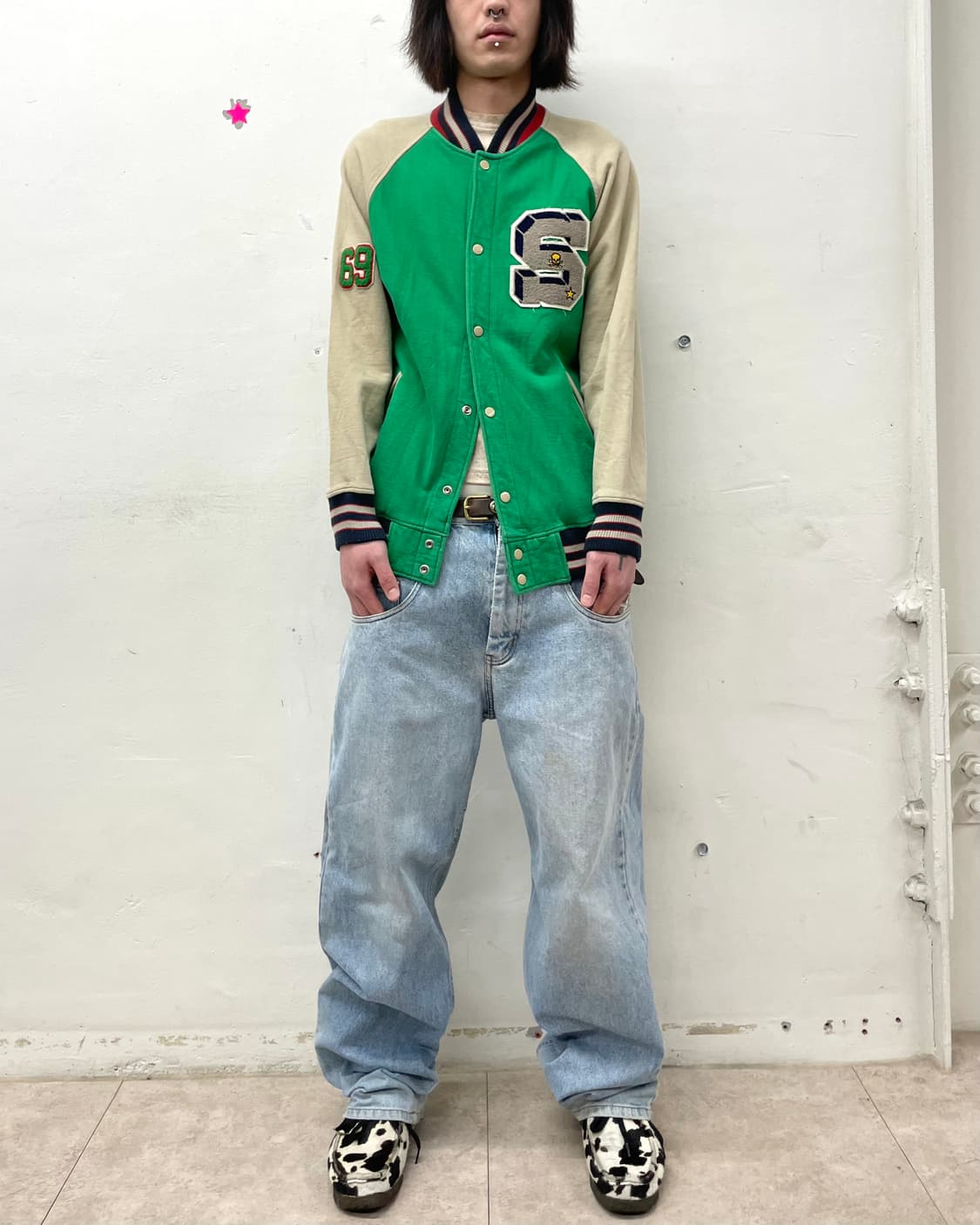 S Skull 69 Green Jacket 상품이미지3