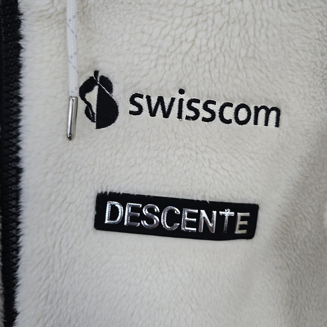 여성 데상트 DESCENTE 셰르파 플리스 후드집업 집업 자켓 90 상품이미지5