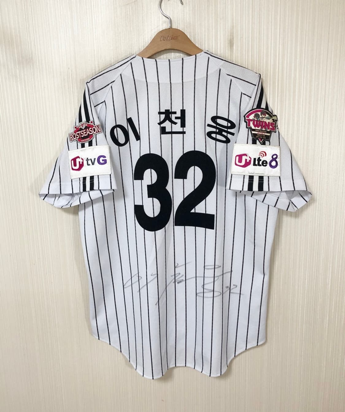 KBO ATC LG트윈스 홈유니폼/져지 105 #32 이천웅(싸인) 상품이미지8