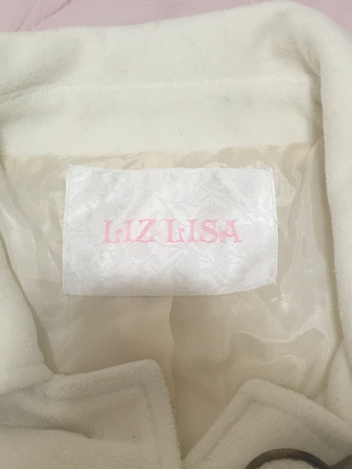 리즈리사 아이보리 코트 상품이미지4