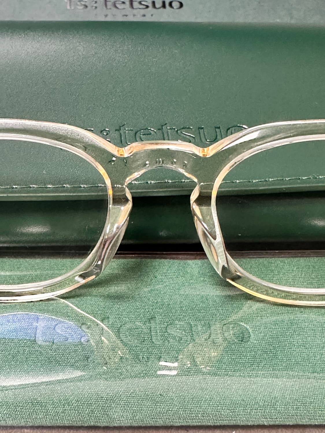 ts:tetsuo 테츠오 LS 01V C4 옐로우크리스탈투명 안경 상품이미지8