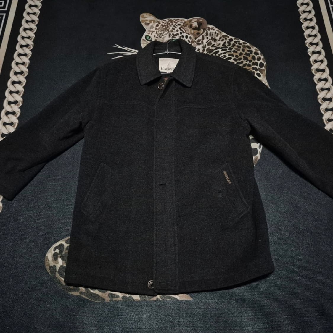 90's 런던포그 빈티지 울 발마칸 코트 L 정품 상품이미지1