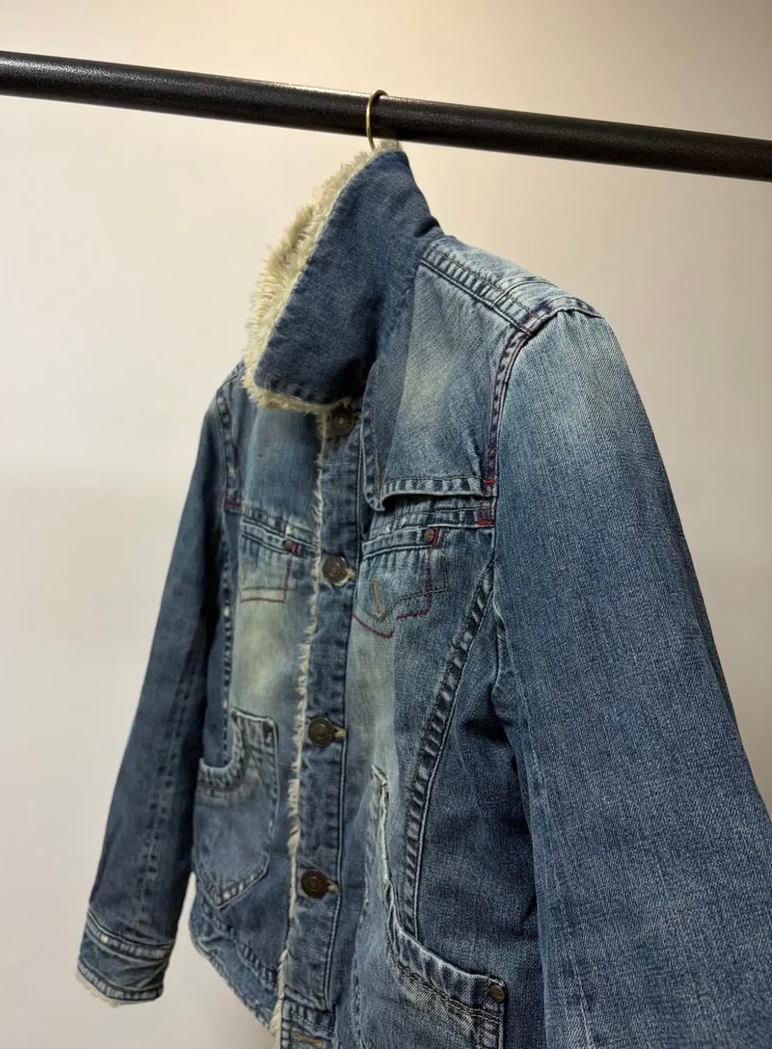 (105) TBJ 쉐르파 y2k 데님 자켓 상품이미지4