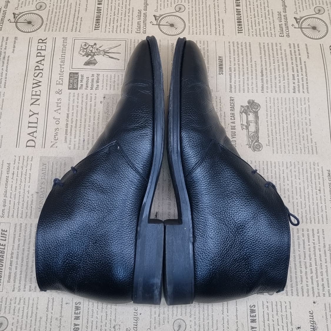 zuo 레더 남성부츠270 굽3.5 상품이미지5