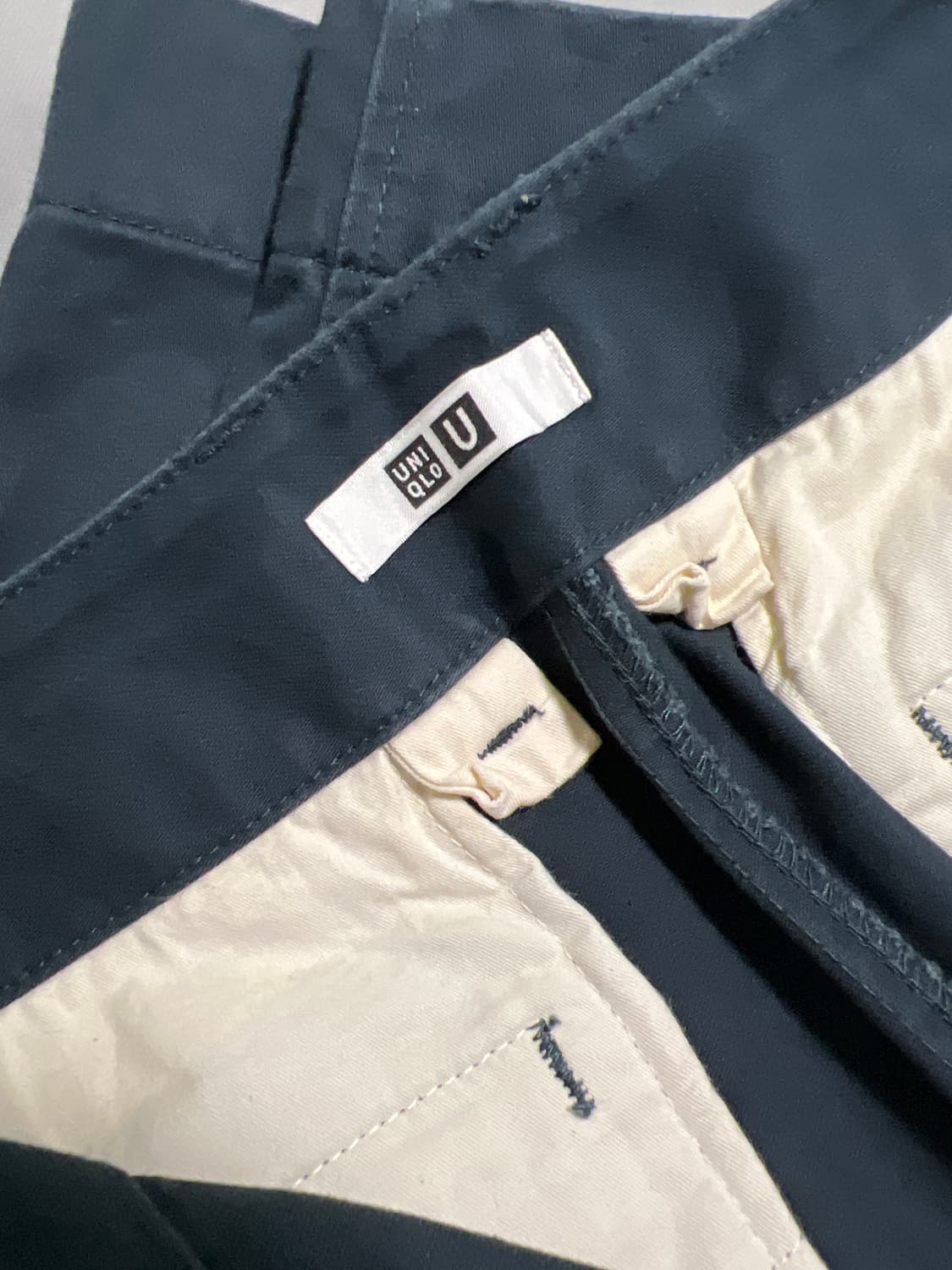 UNIQLO U Pigment 68 Blue  Wide Pants  상품이미지2