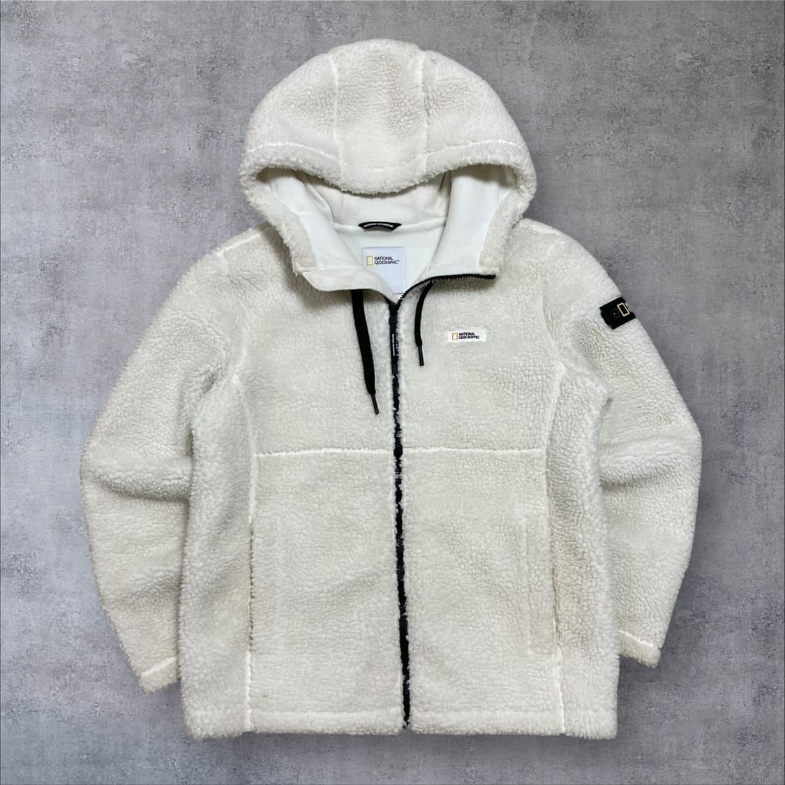 내셔널 지오그래픽 스몰 로고 와펜 쉐르파 자켓 상품이미지1