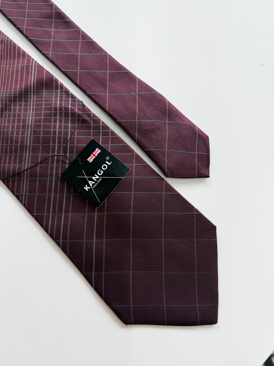캉골(KANGOL) 실크 넥타이 9.5cm 상품이미지4