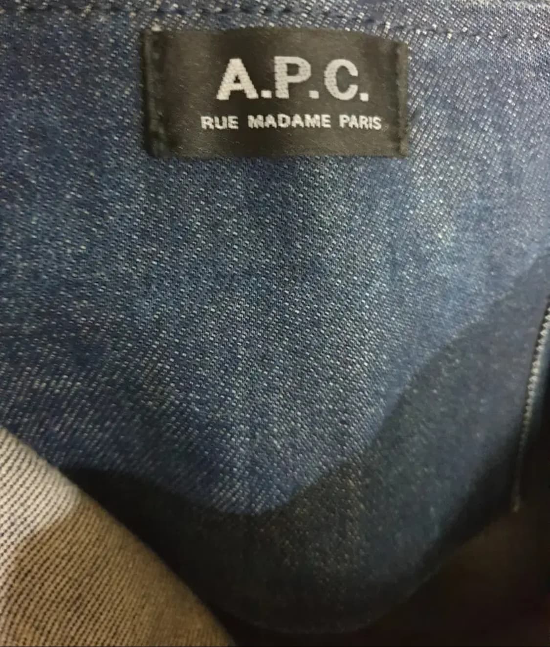 A.P.C 아페쎄 데님 에코백 인디고 상품이미지2
