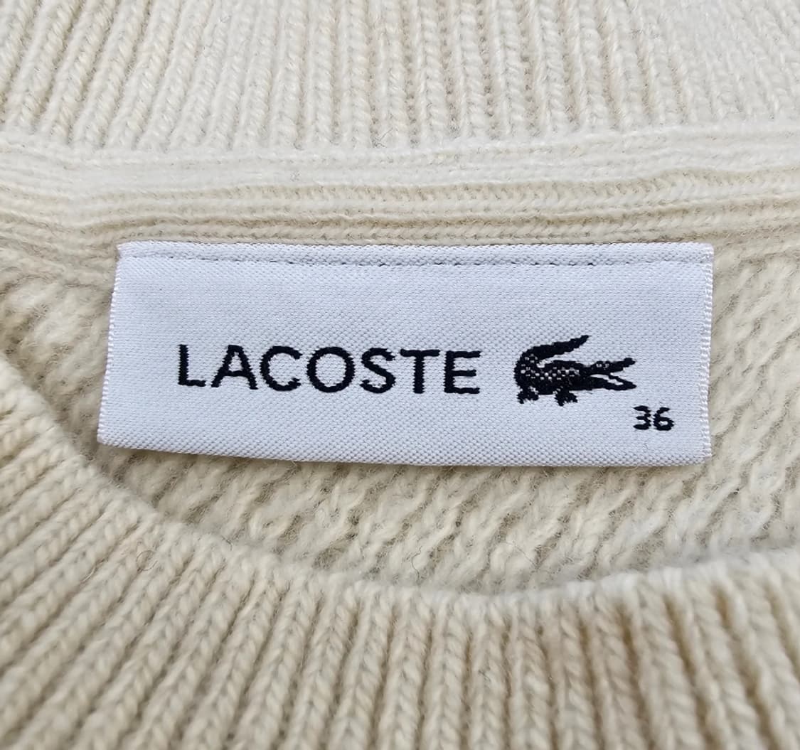 라코스테 아이보리 리브 니트 95 상품이미지9