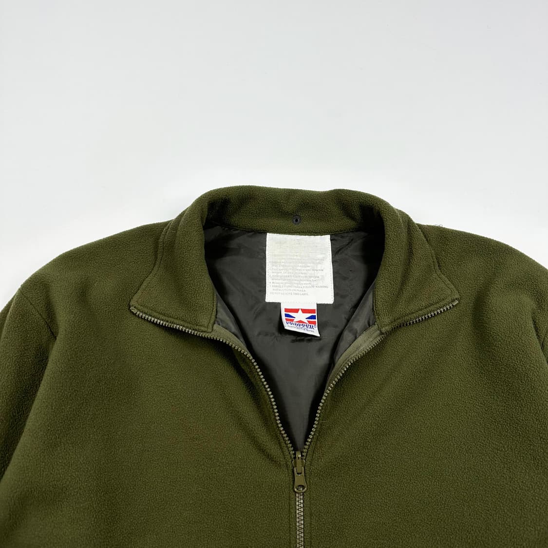 VTG 빈티지 프로퍼 카키 올리브 후리스자켓 (L) 상품이미지1