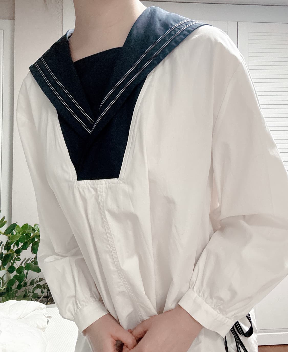 lucky chouette 세일러 원피스 상품이미지7