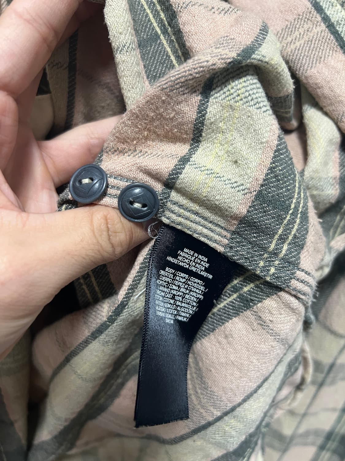 택포17) RRL 더블알엘 플래드 트윌 플란넬 워크셔츠 M 상품이미지4