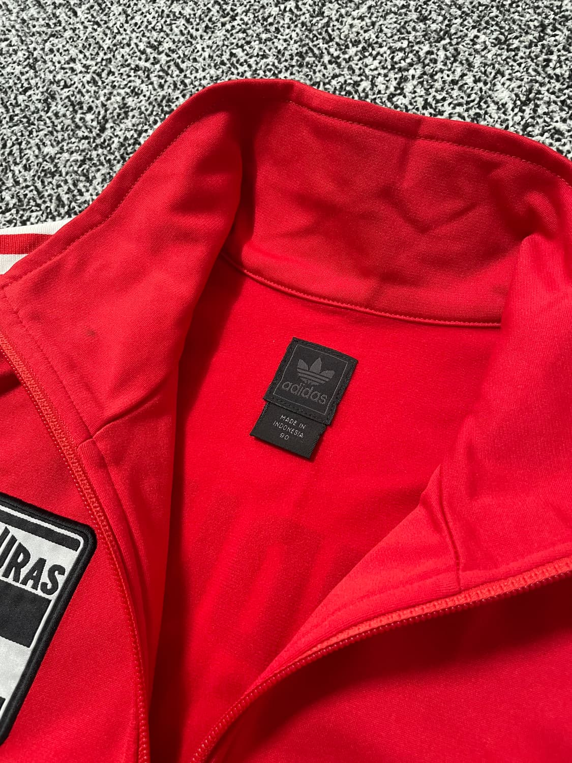 빈티지9. 아디다스 올드스쿨 온두라스 져지 트랙탑 트랙 자켓 레드 상품이미지3