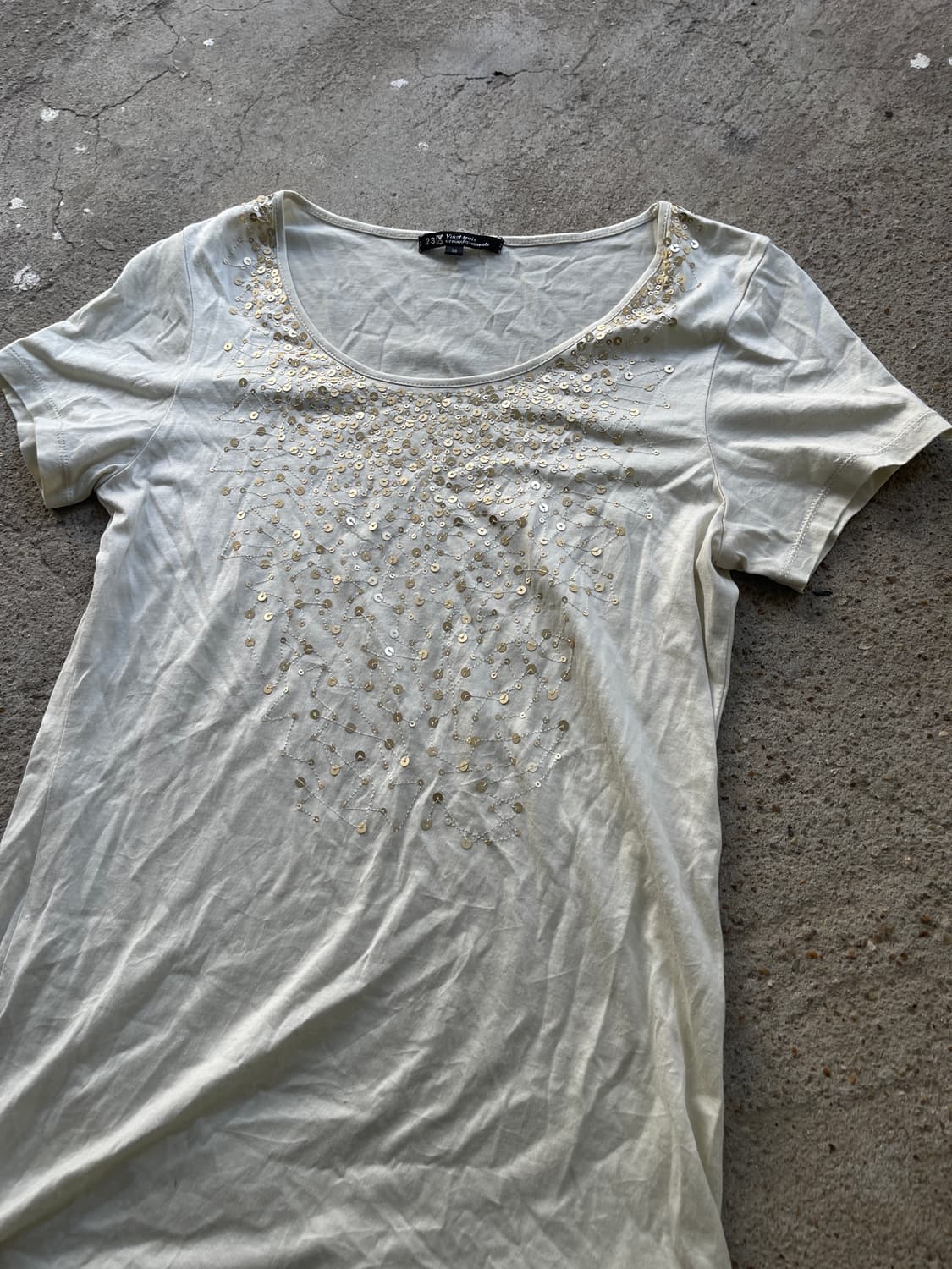 (Japanese vintage)slim u neck t 상품이미지2