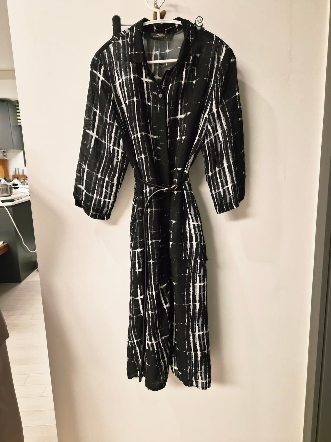 안지크(ANSICH) 풍기인견 100% 롱 셔츠 원피스 / 가디건 상품이미지5