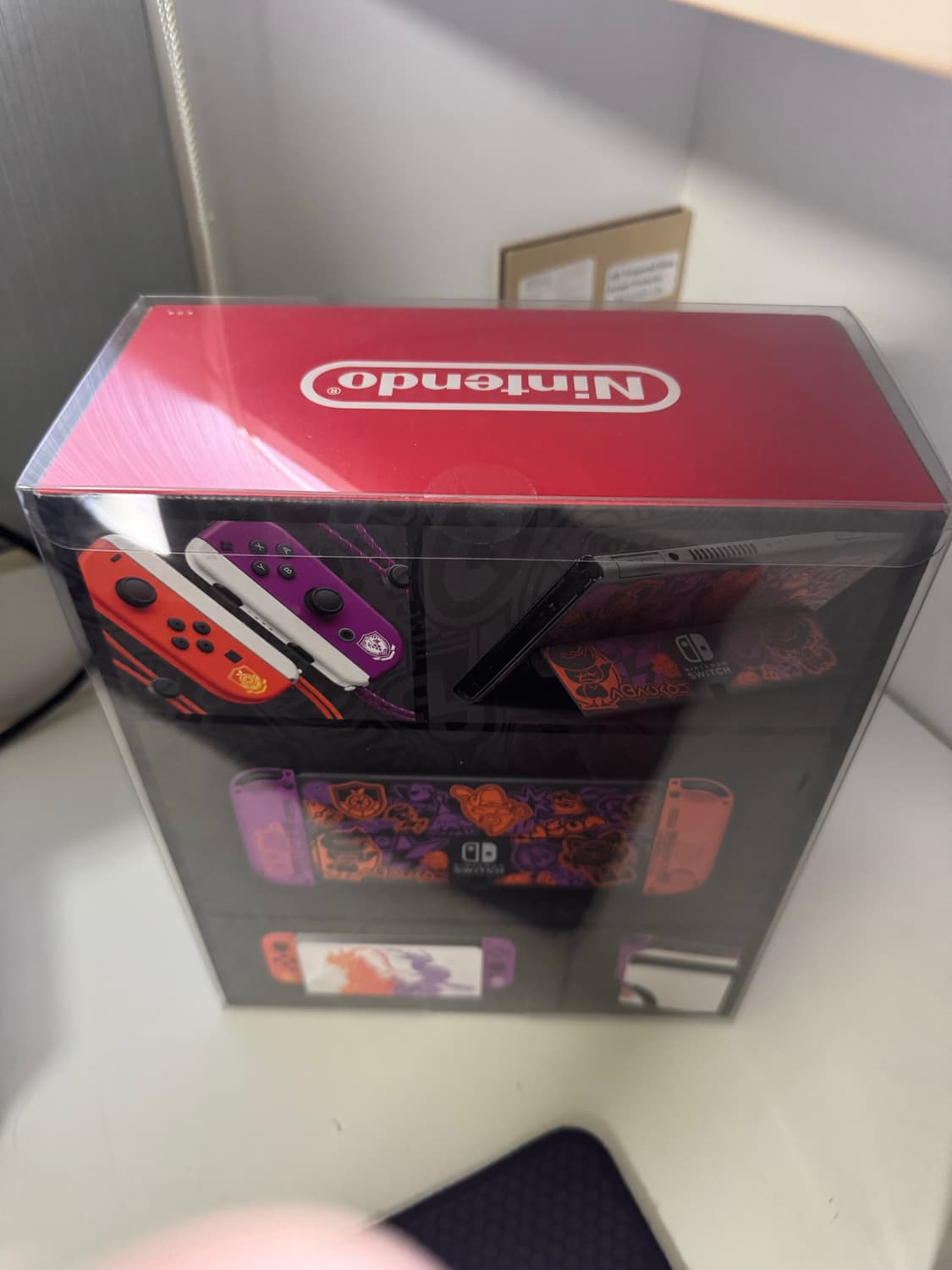 닌텐도 스위치 oled 포켓몬스터 스칼렛 바이올렛 에디션 미개봉 상품이미지4