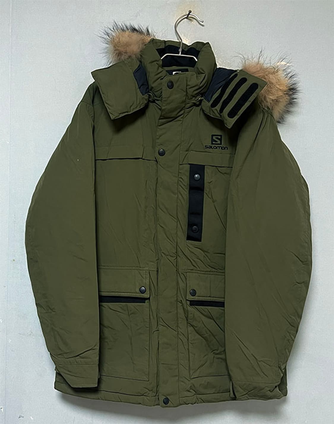 살로몬 남자 야상 패딩점퍼 덕다운 캐주얼 XL 105 상품이미지1