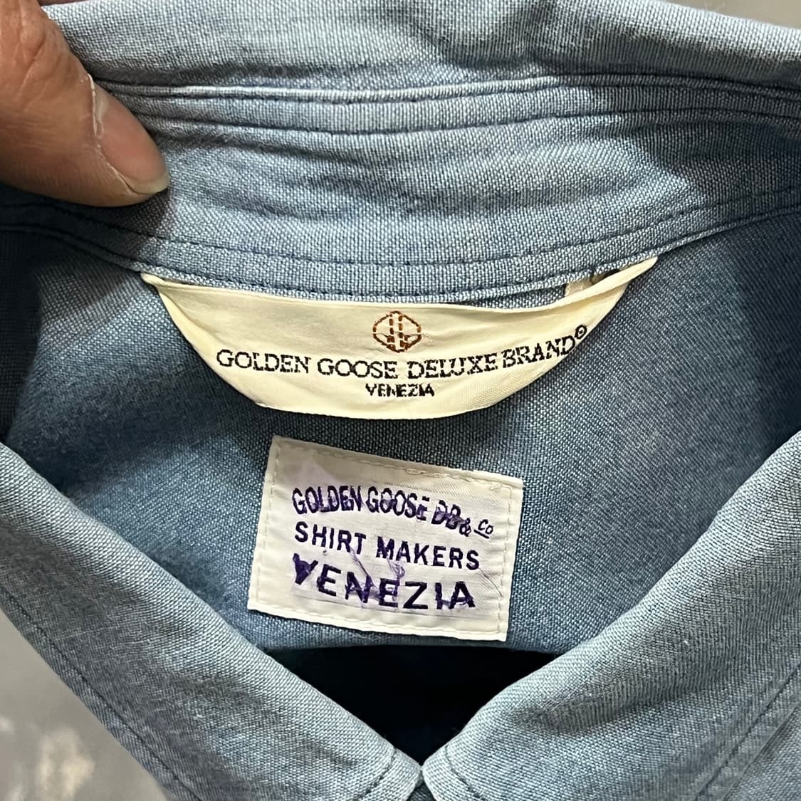  골든구스 롱 슬리브 셔츠 +명품감정서 y14934 상품이미지5