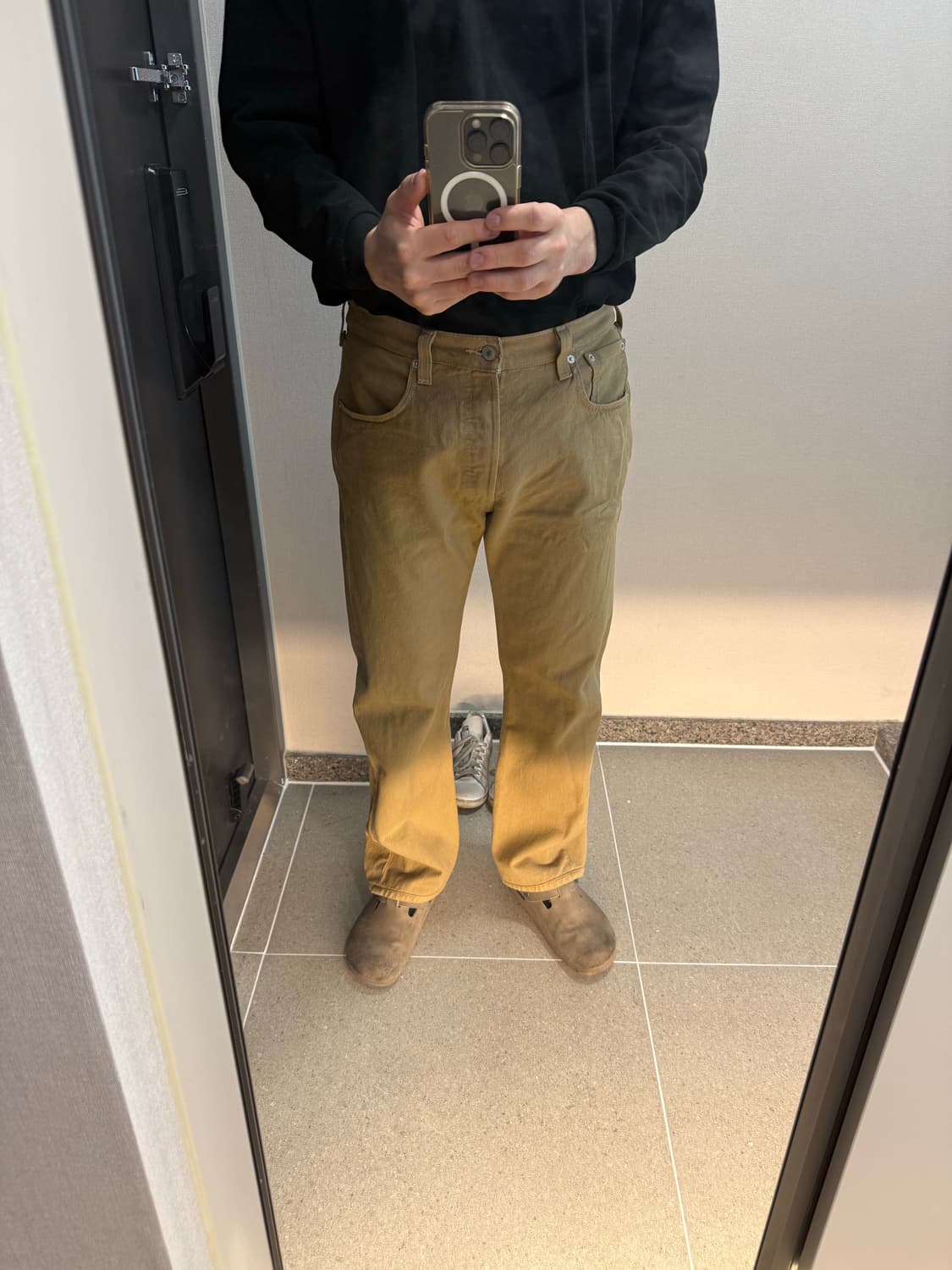 리바이스 501 브라운 데님 팬츠 31 상품이미지7