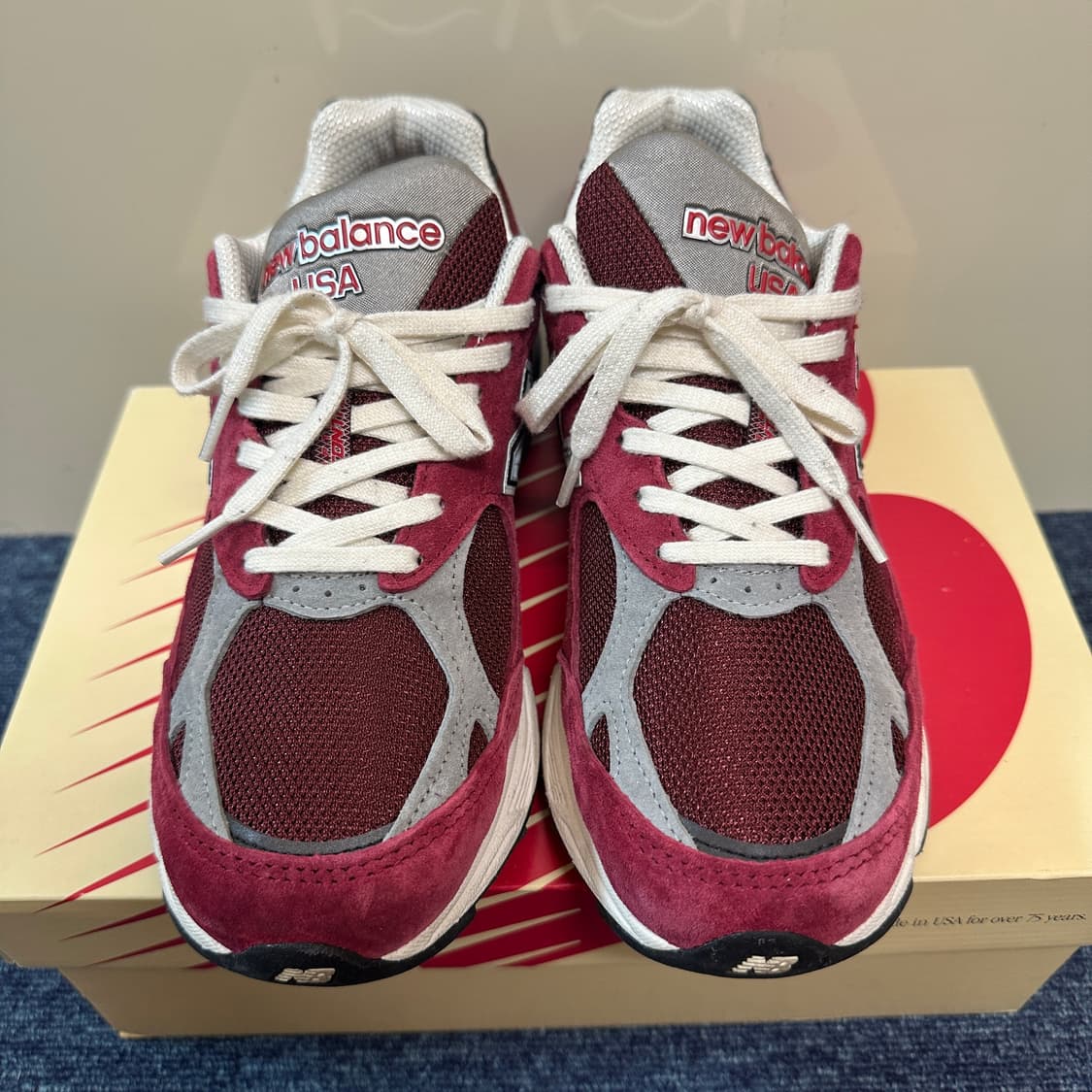 [260] 뉴발란스 990v3 스칼렛 마블헤드 상품이미지8