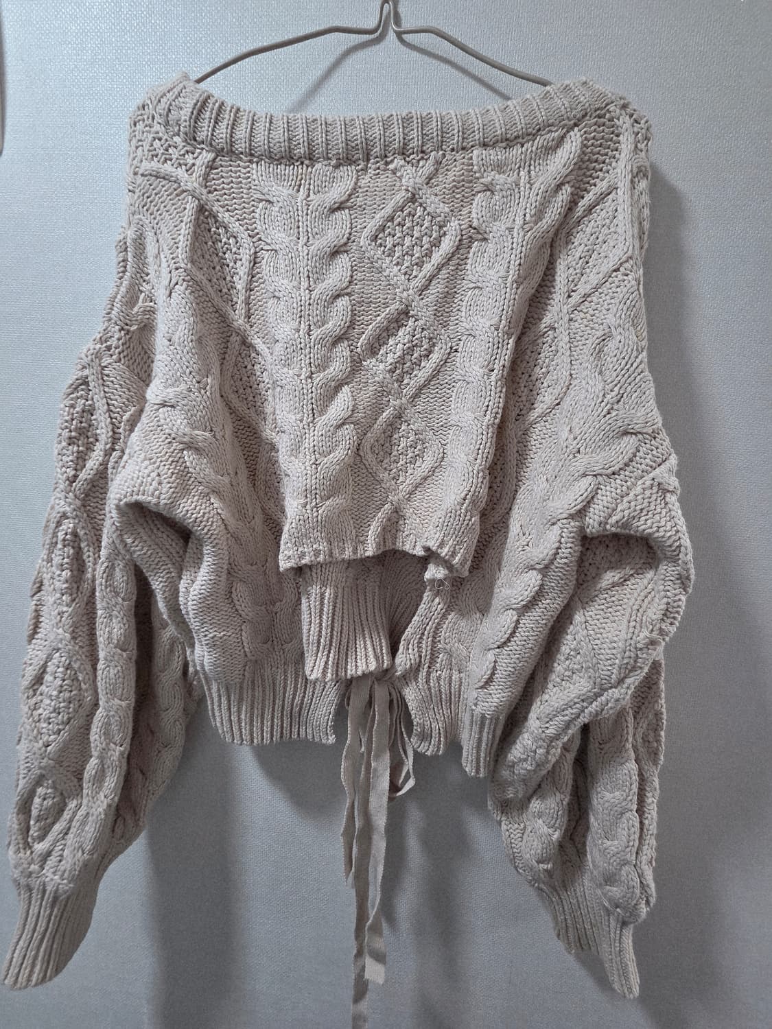 베이지 여리핏 니트 상품이미지2