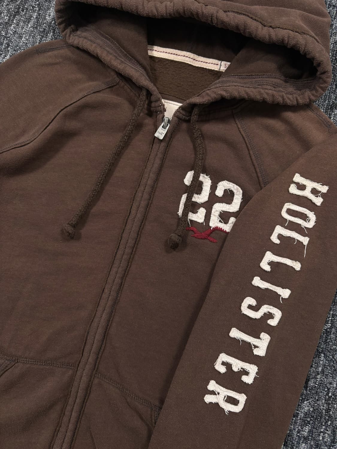 홀리스터 브라운 후드집업 상품이미지4