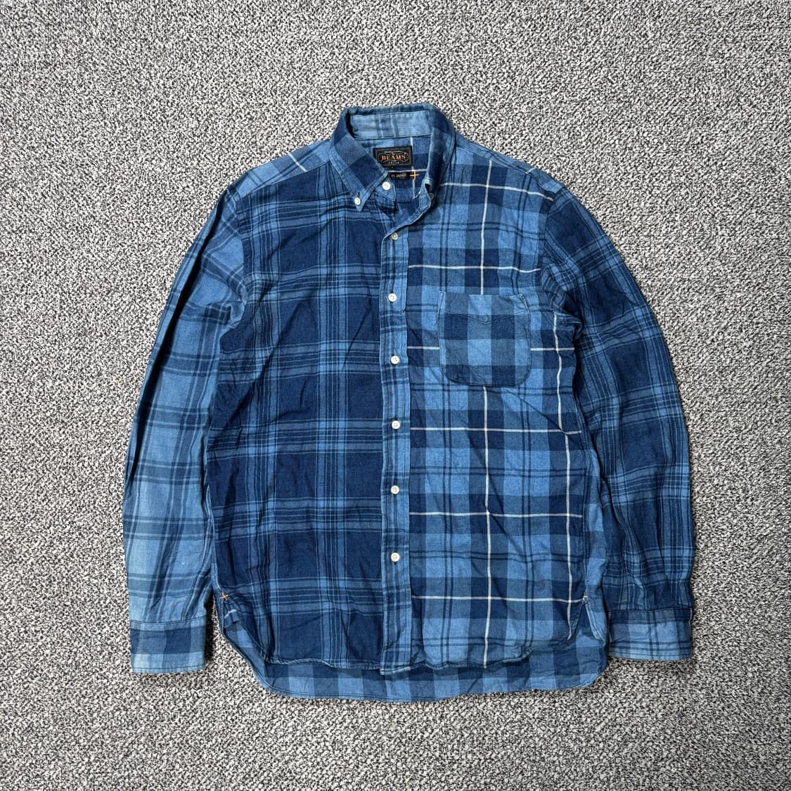 빔즈 플러스 BEAMS 체크 플란넬  상품이미지1