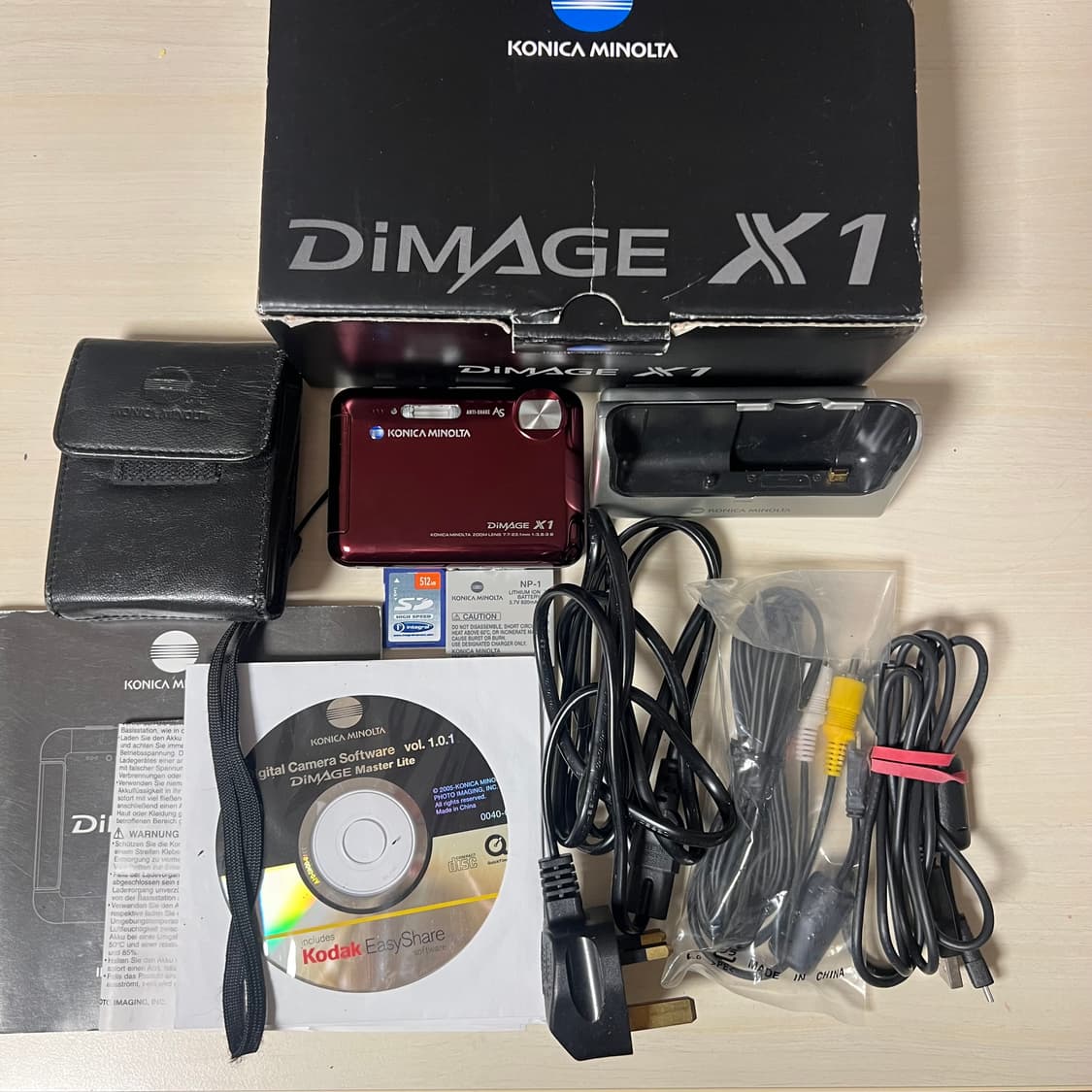 *미품/풀박스*minolta dimage x1  미놀타 빈티지 디카 상품이미지6