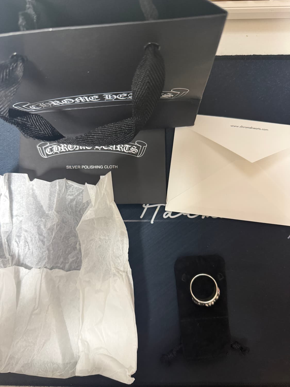 크롬하츠 플로랄 크로스링 10.5 사이즈 상품이미지3